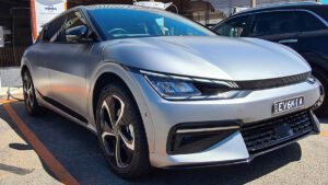 “Stunning:” Silver Kia EV6 spotted charging ahead of entry to market
