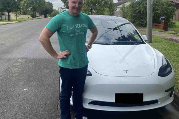 Chris Bowen Tesla Model 3 Labor