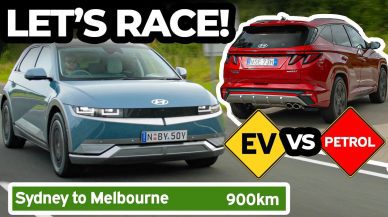 How an Ioniq 5 stacks up against petrol cars on a long distance road trip