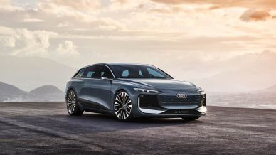Audi unveils luxury electric behemoth that can project video games onto walls