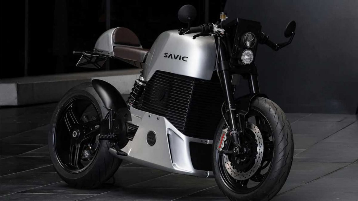 The Savic C-Series electric cafe racer. Source: Savis Motorcycles
