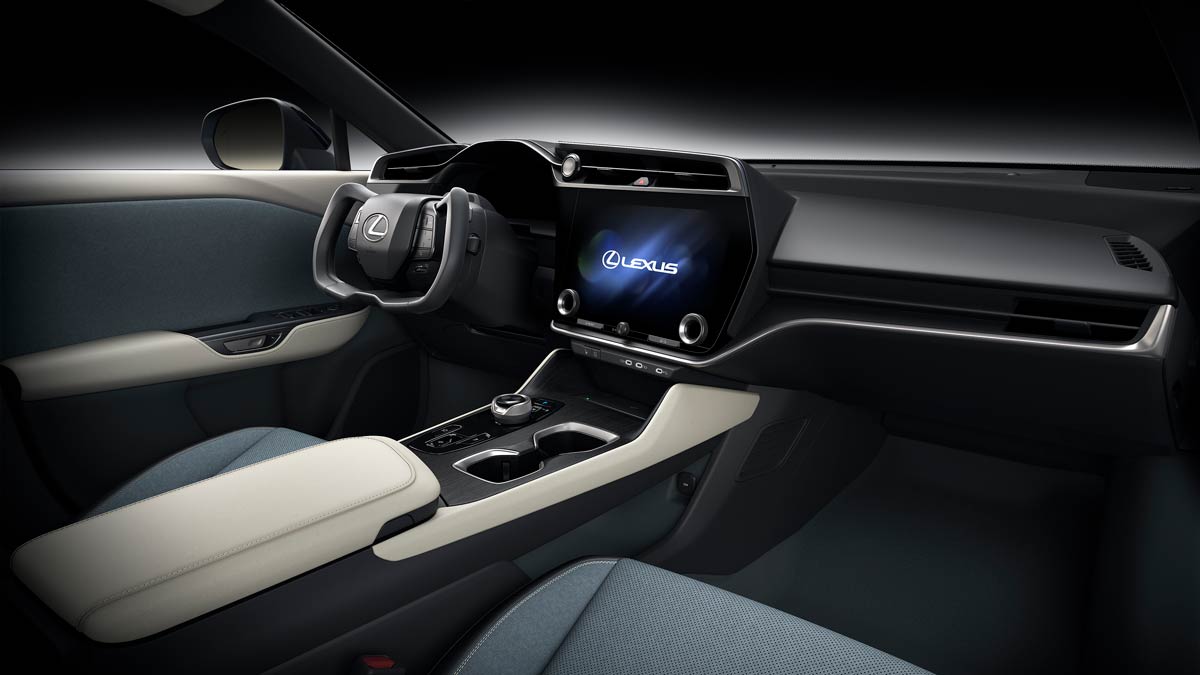 The Lexus RZ 450e. LHD model shown. Source: Lexus