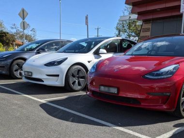 Tesla electric cars