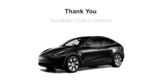 Single Model Y reservation goes through as Tesla tests order page