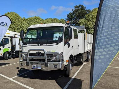 Sea Electric trucks. Image credit: Riz Akhtar