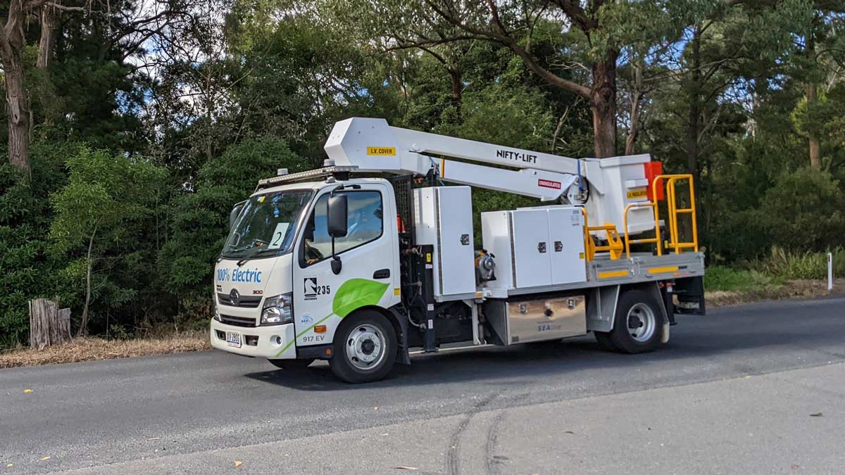 Sea Electric trucks. Image credit: Riz Akhtar