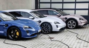 Porsche shows how electric Taycans can help the grid with V2G