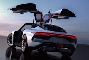 First look back to electric future as DeLorean unveils Alpha5 EV