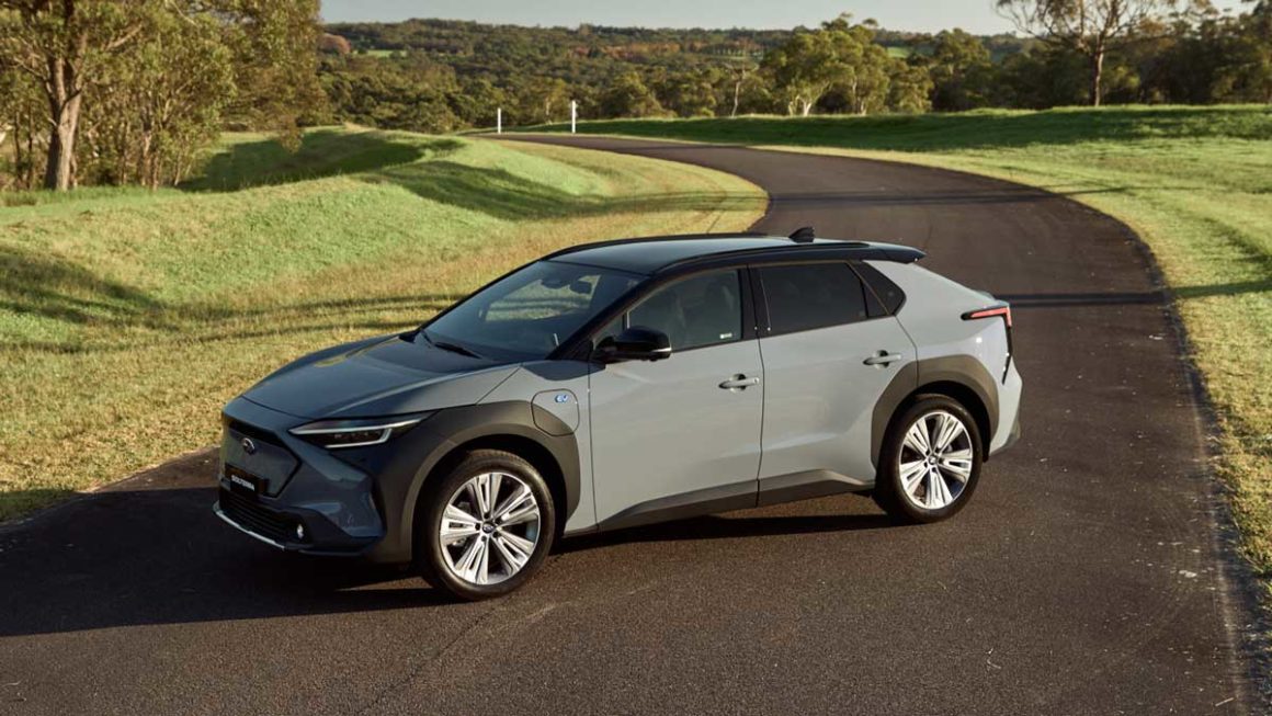Subaru Solterra electric SUV (overseas model shown). Source: Subaru
