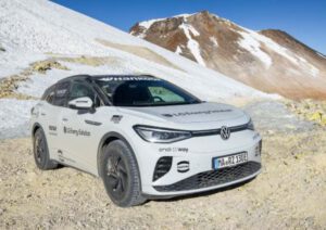 ID.4 with LG battery sets world record for highest EV climb