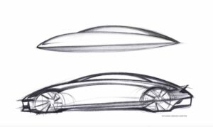 Hyundai teases Ioniq 6 with spaceship-like concept sketches