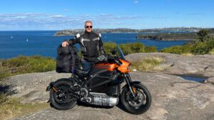 Long way up down under: Electric Livewire owner embarks on epic solo adventure
