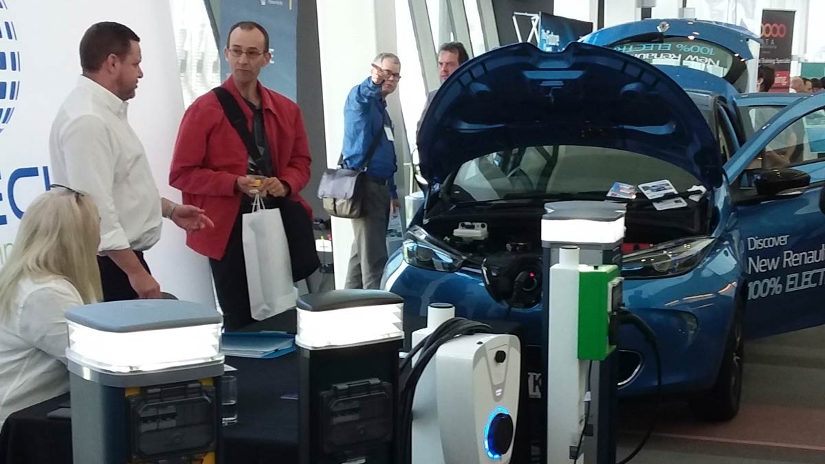 Some EV stands at 2018 Brisbane EV Expo. Image: B. Gaton