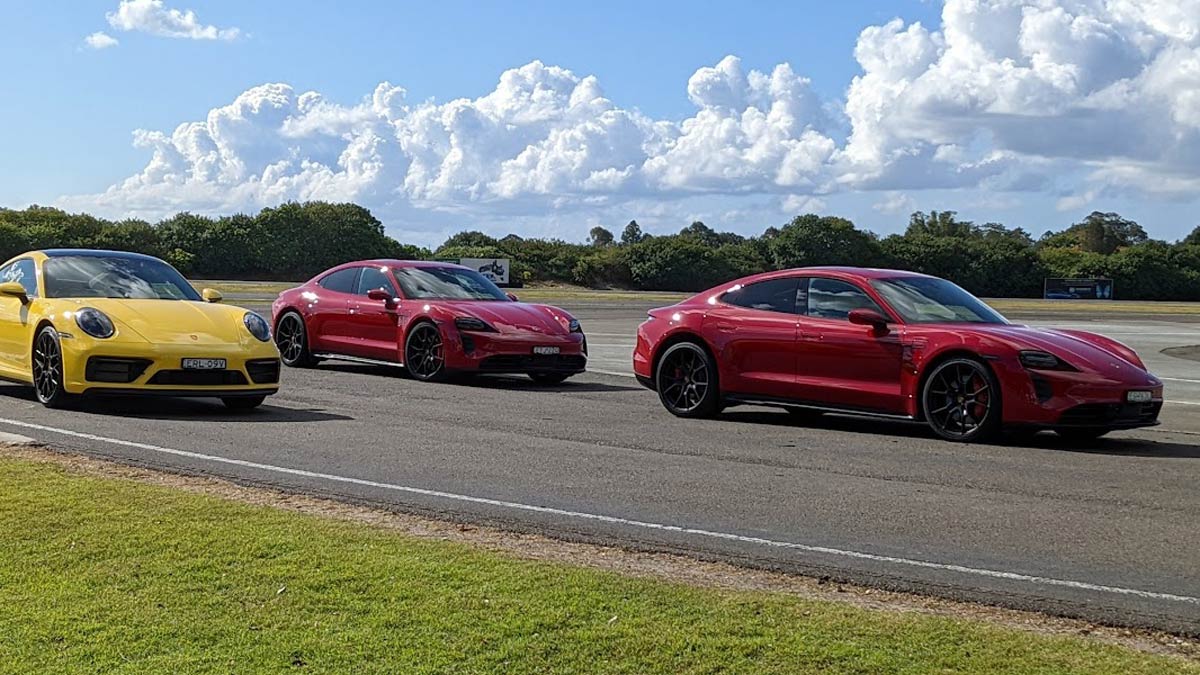 The Porsche Taycan GTS. Image: Riz Akhtar