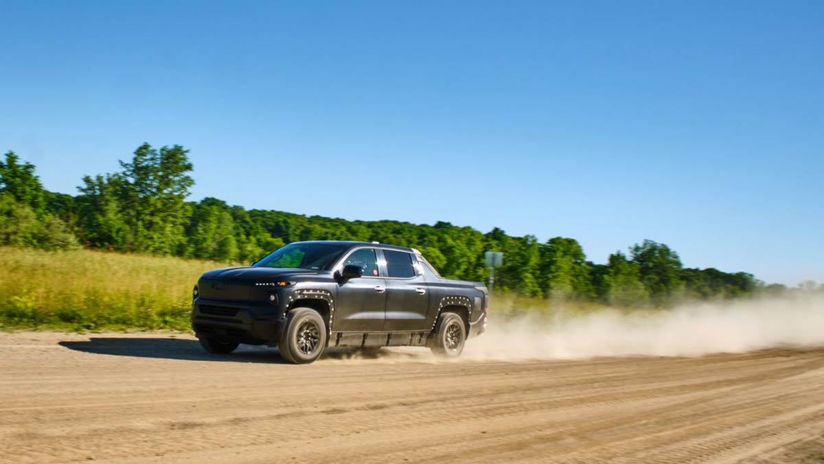 All-electric Silverado ute. Source: Mary Barra/Twitter