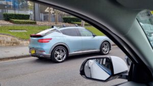 Genesis GV60 spotted on Sydney roads with tow bar, as $100,000+ pricing leaked