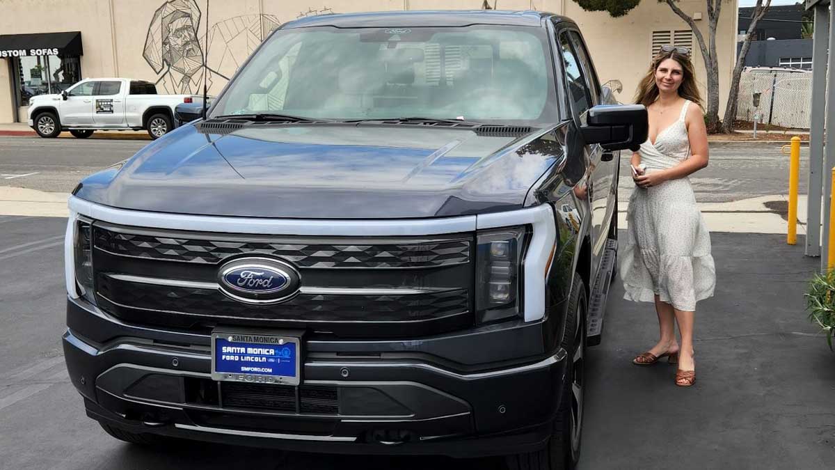 The Ford F-150 Lightning. Image: Jake and Jessica Whitehead