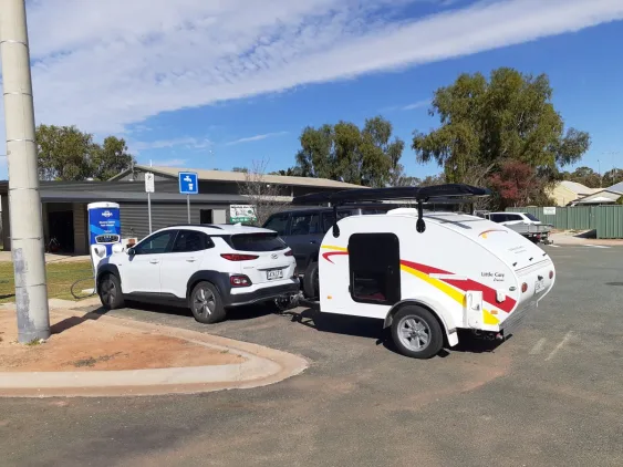 Fast charging at Balranald, NSW