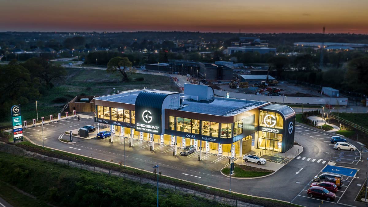 Gridserve electric forecourt