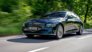 Genesis lifts veil on pricing and specs for all-electric G80 luxury sedan