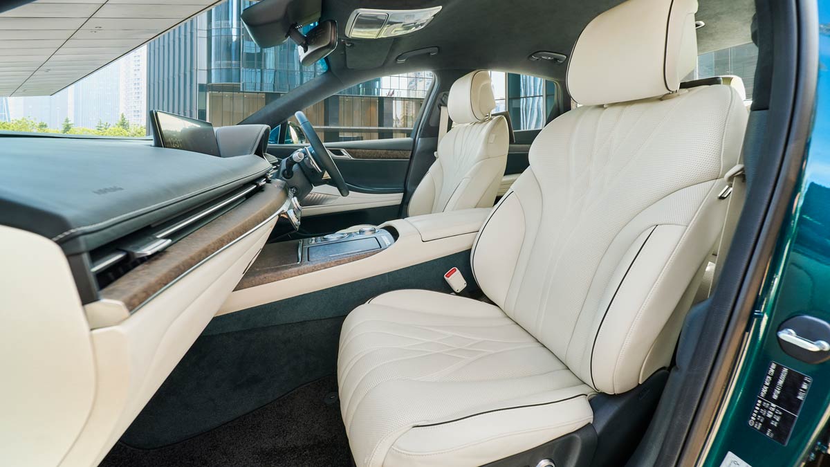 Electrified G80. Overseas image shown. Source: Genesis.