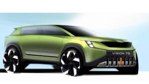 Škoda teases upcoming Vision 7S electric crossover