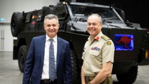 How an electric Bushmaster can assist army logistics and fuel supply