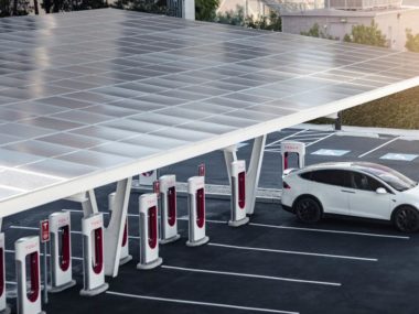 tesla superchargers
