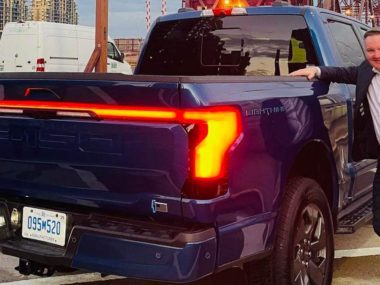 chris bowen with electric ute
