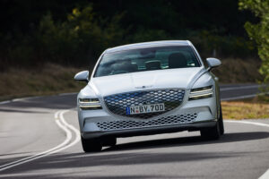 Genesis electric G80 brings green luxury to corporate travel, with a solar roof