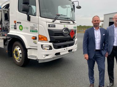 SEA Electric CEO and founder, Tony Fairweather, and Glen Walker, VP for APAC