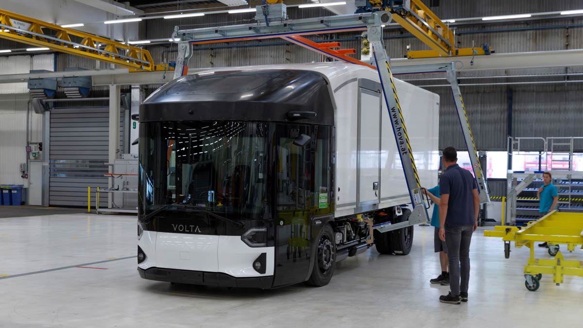 First Volta Zero electric truck drives off the production line - Vimarsana News
