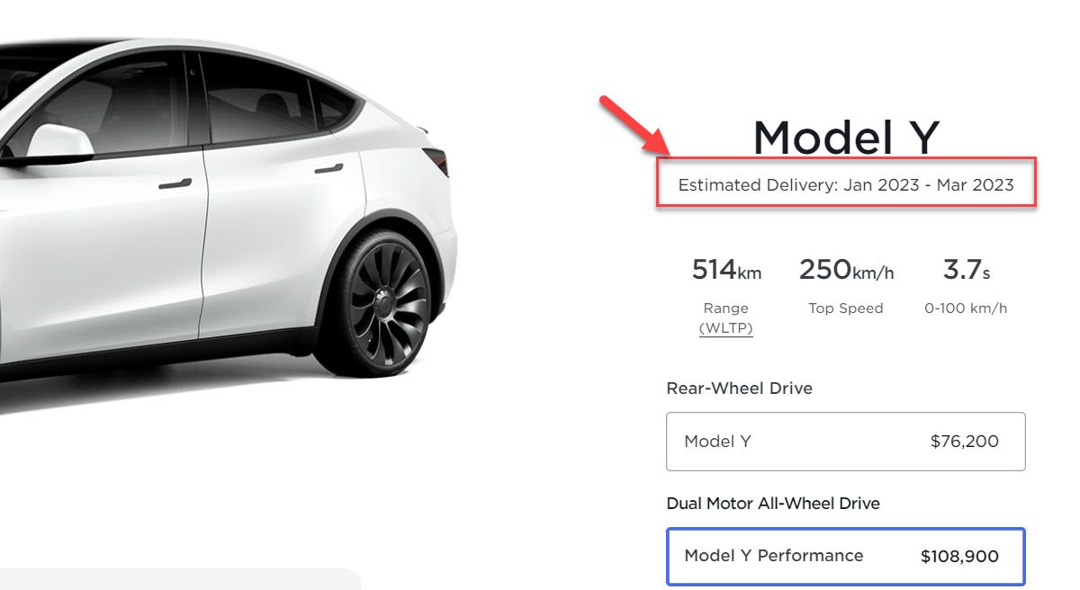 Tesla Model Y Performance Wait Times NZ