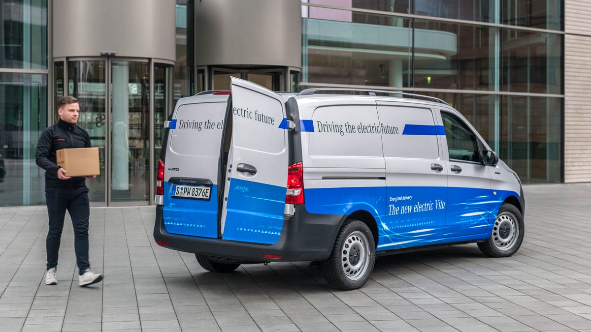 The eVito electric van. Source: Mercedes-Benz