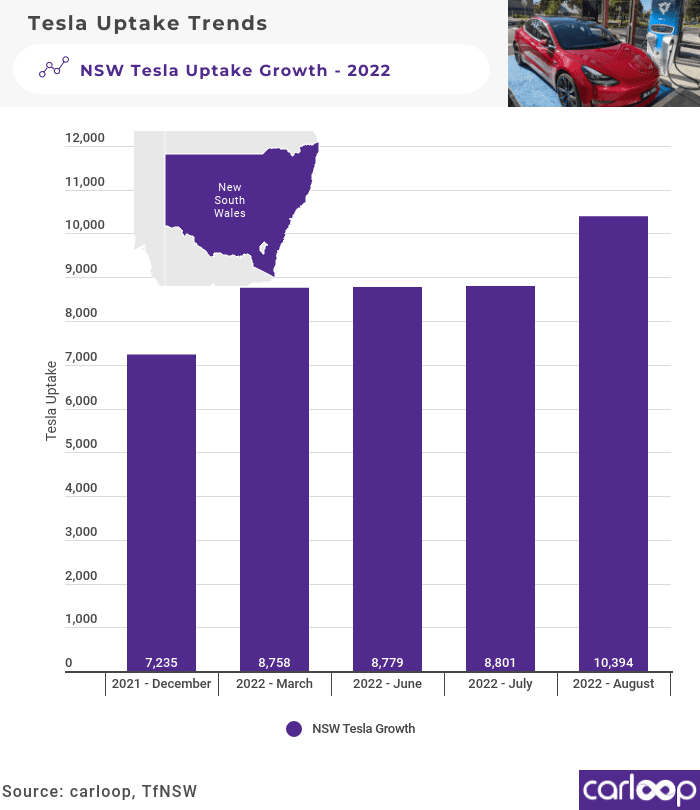 Tesla EV Fleet Uptake