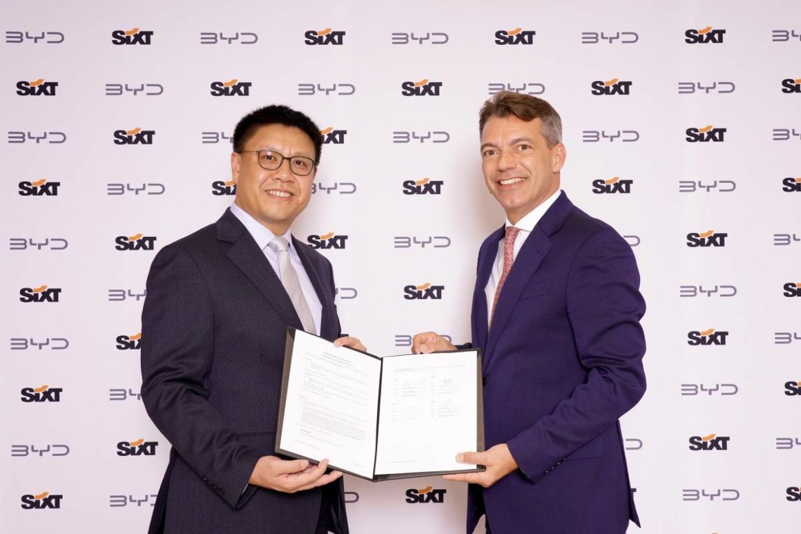 BYD Sixt Partnership October 2022