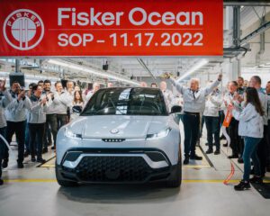 First Fisker Ocean electric SUV rolls off the production line