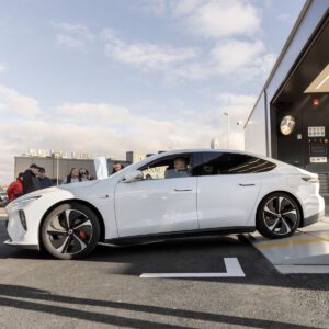 NIO shows its electric car lineup at European EV show