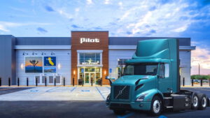 Volvo partners with truck stop chain to develop heavy-duty EV charging network