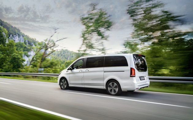 Mercedes Benz EQV Drive White Side