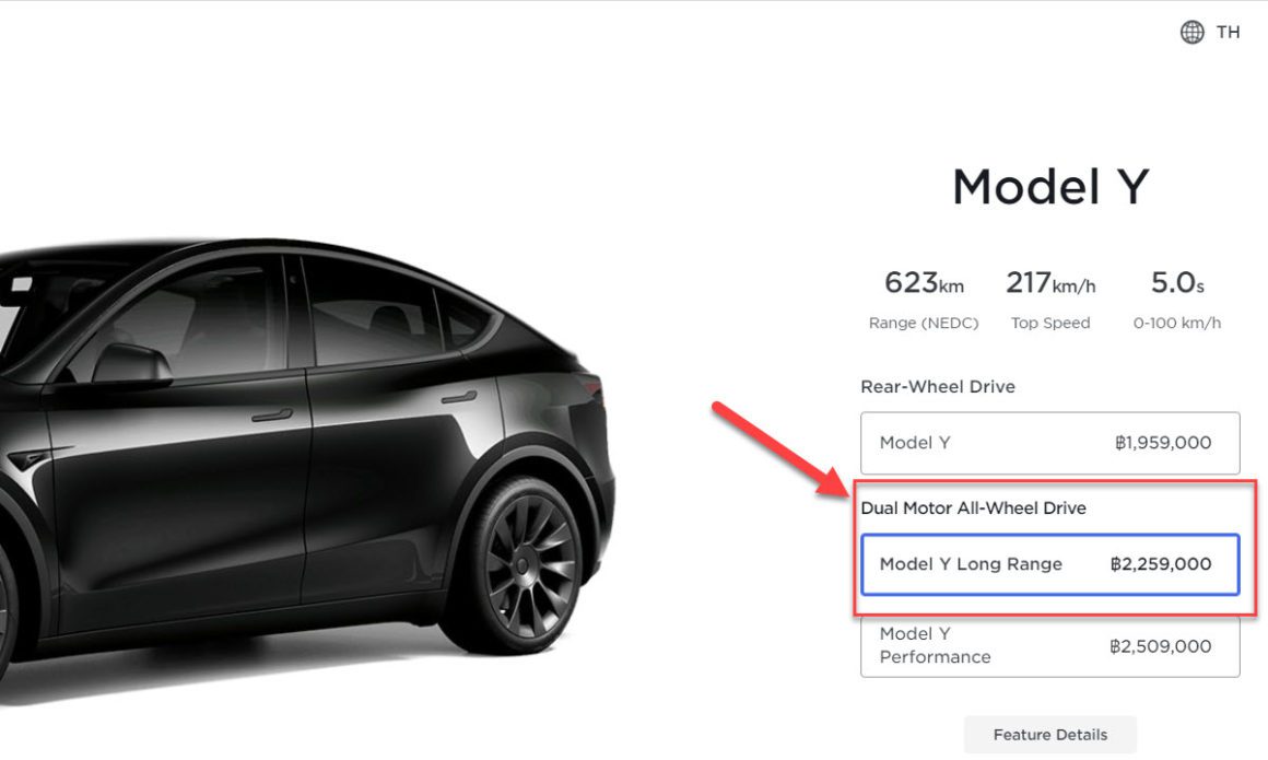 Tesla Model Y Thailand
