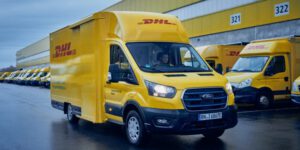 DHL orders 2,000 Ford electric vans for clean and quiet last mile deliveries