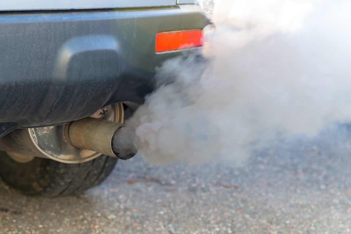 Car Exhaust Smoke