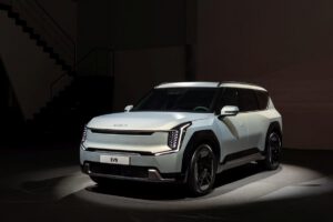 Kia reveals design of EV9 – a big all electric SUV with swivel seats