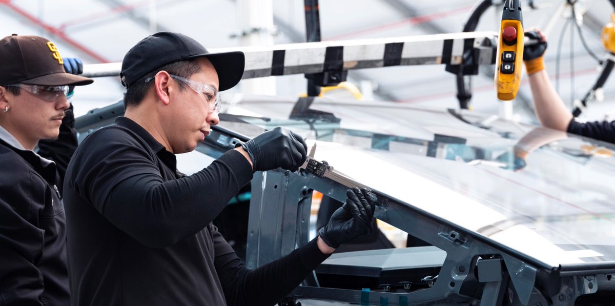 Tesla Cybertruck Production Line Installation