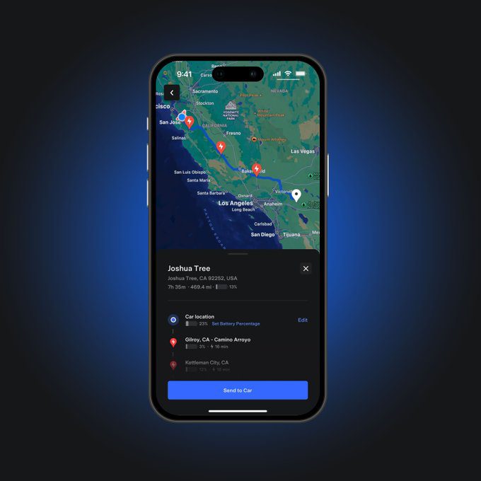 Tesla launches a new Trip Planner, now coming to the mobile app - Vimarsana News