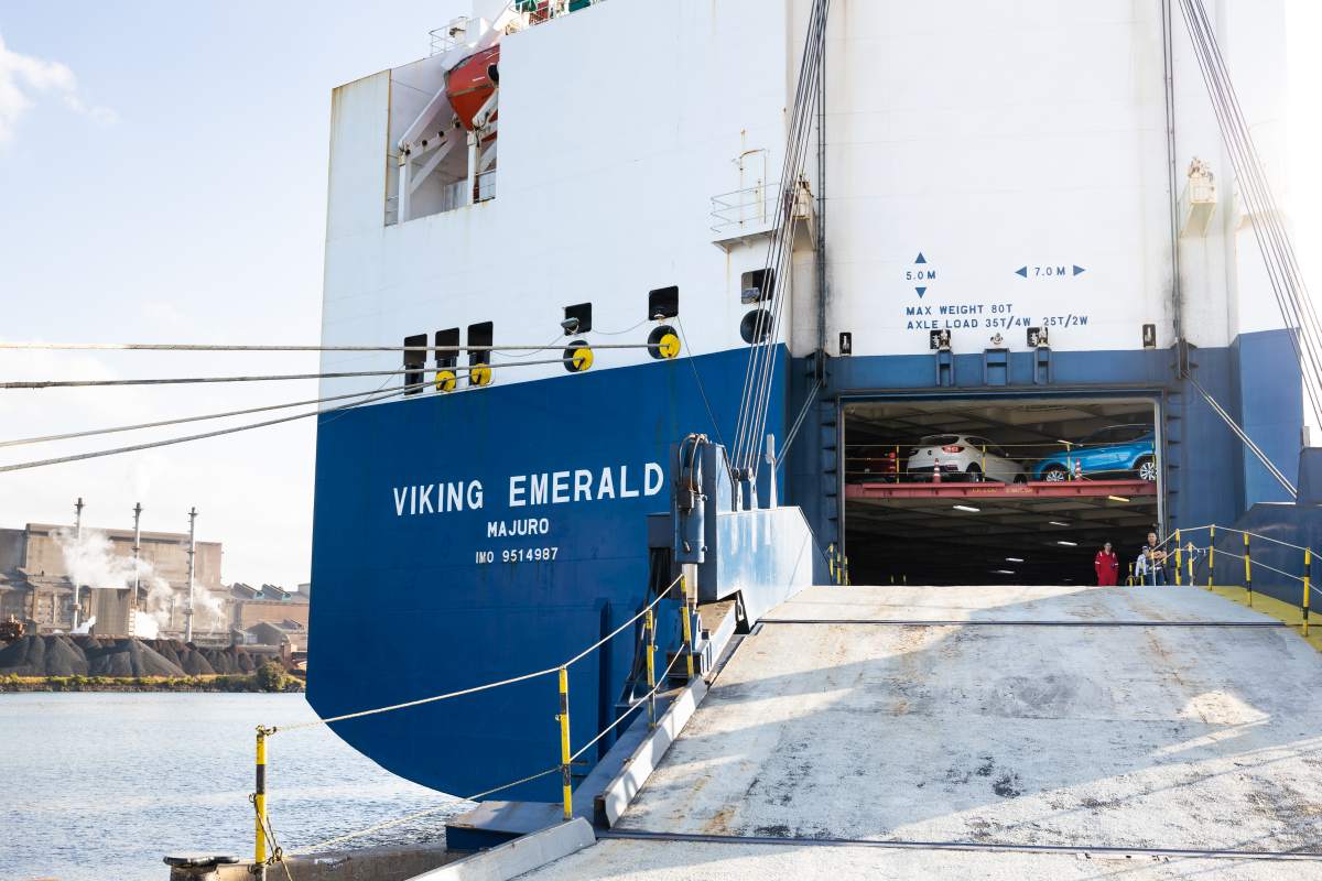 MG Ship Rear Port Kembla May 2023