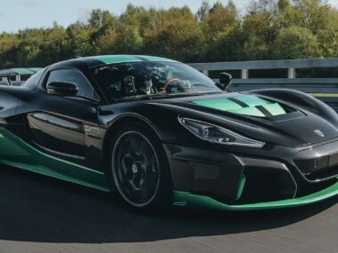 Rimac Nevera Front Driving