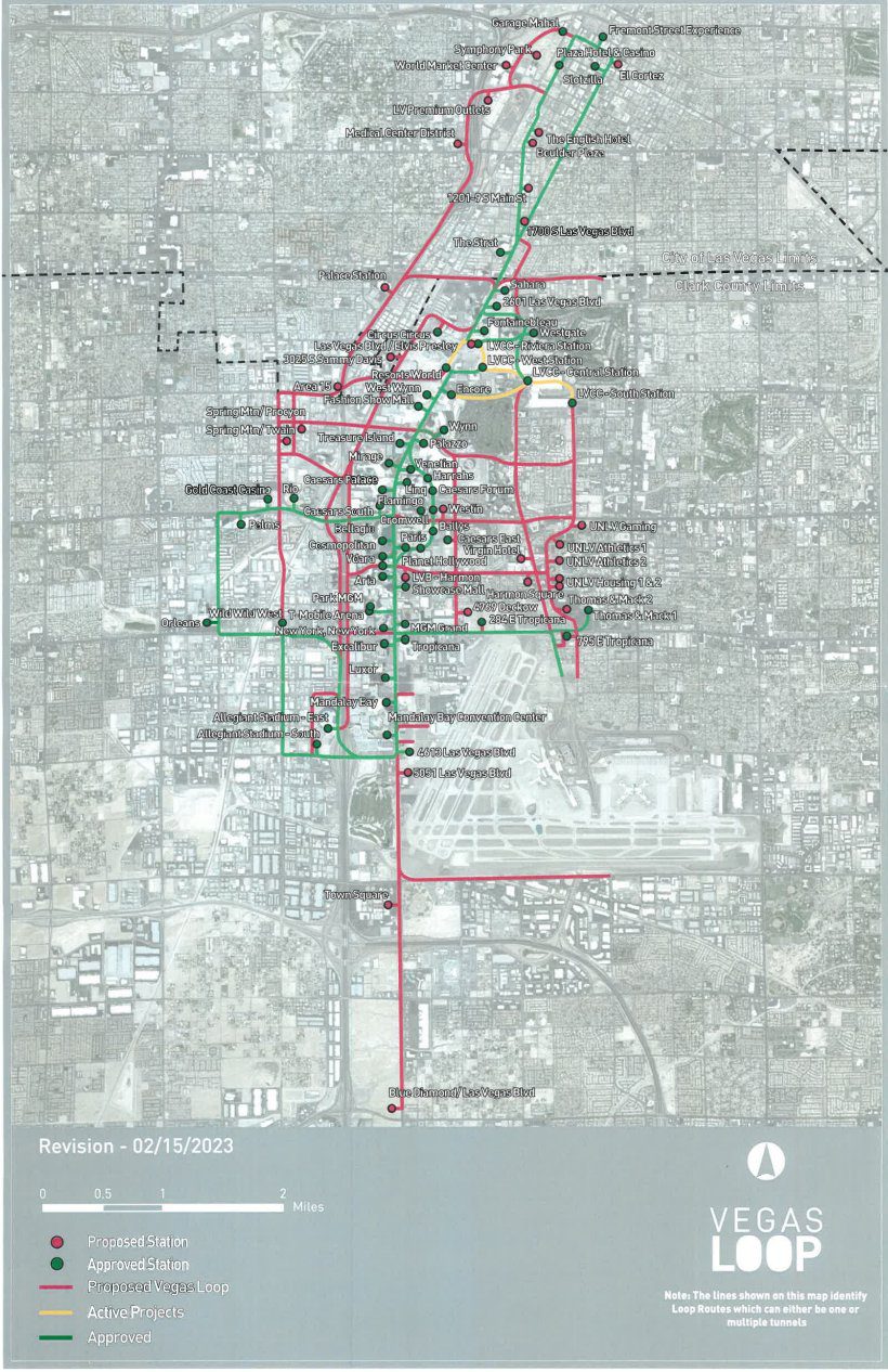 Vegas Loop May expansion approval.
