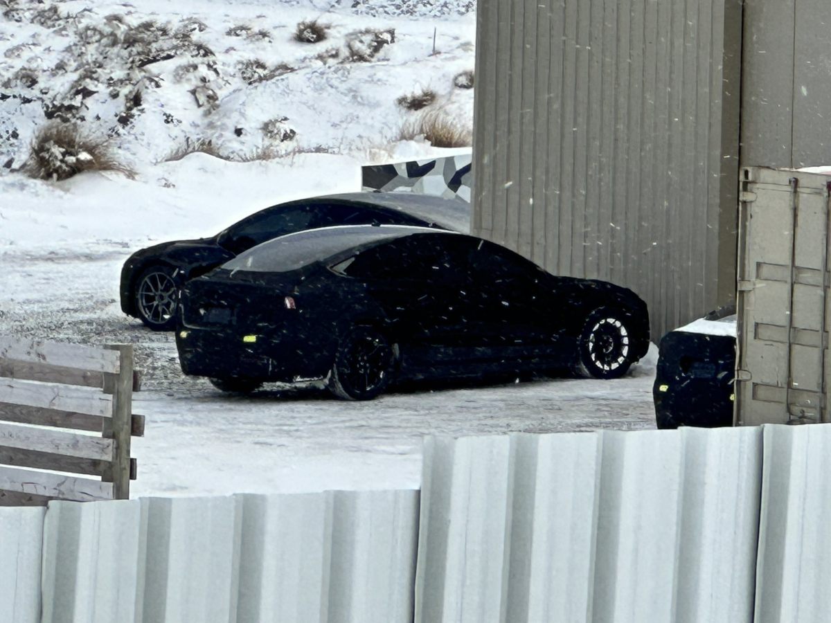 New Tesla Model 3 Highland spotted winter testing in New Zealand